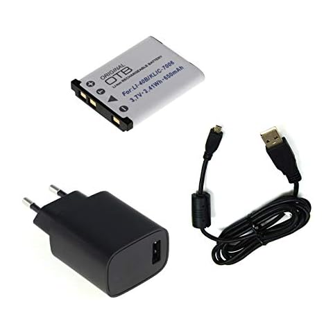 bg-akku24 Charger and Battery for Casio Cameras Cover