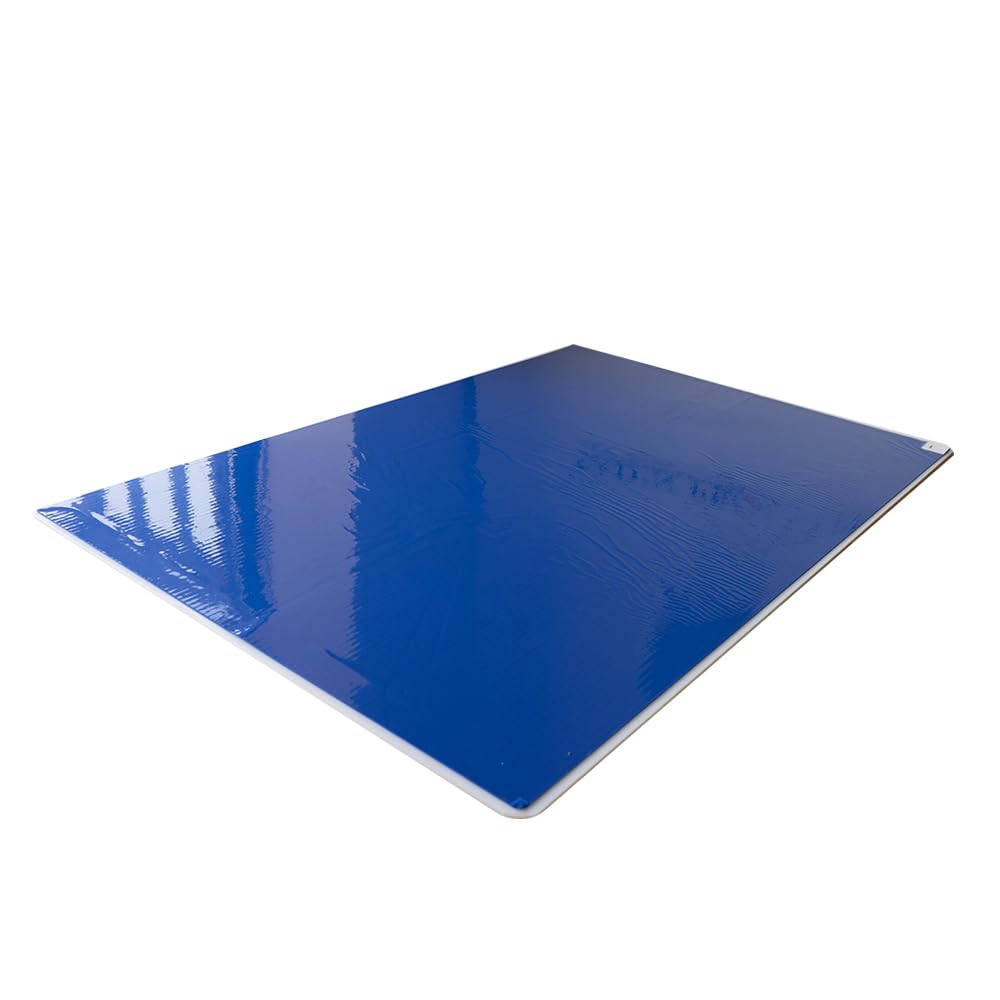 PAD ‘N PROTECT Reusable White Base Plate/Frame for Blue Sticky Mats, Tacky Mats, 25” x 27”, Anti-Slip Backing, Include 1 30-Layer Blue Sticky Mat 24” x 36”