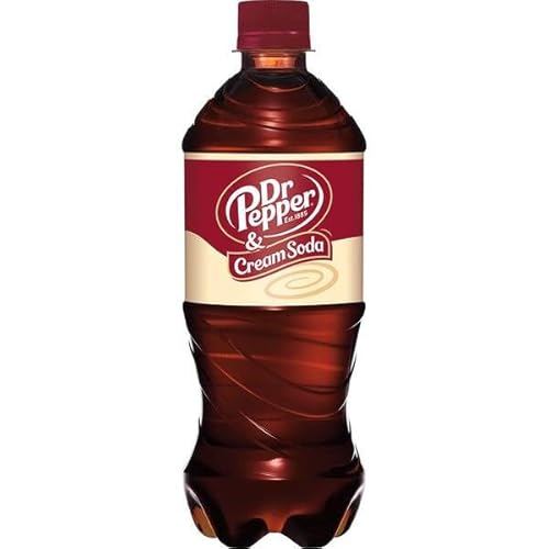 B4Y Beverage for you - Dr Pepper Cream Soda, 20 Oz Bottles (10)