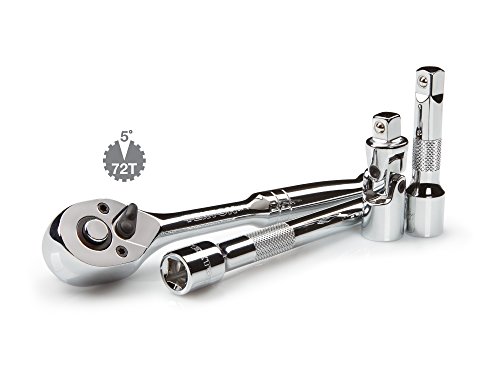 Tekton 3/8-Inch Drive Socket Set, Inch/Metric, 6-Point, 5/16-Inch - 3/4-Inch, 8 Mm - 19 Mm, 45-Piece | 13101 #TOP3