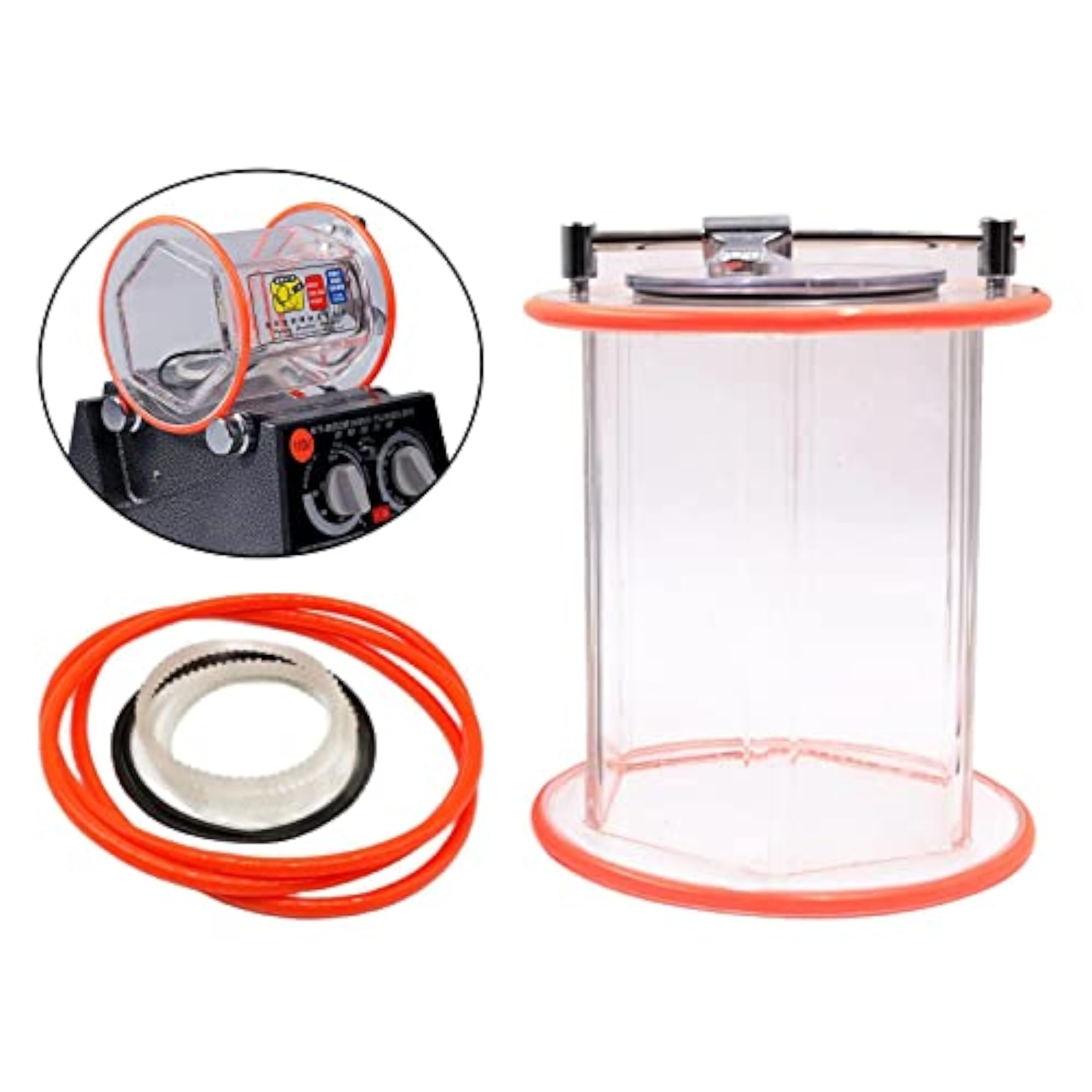 Rubber Chain Replacement for Jewellery Rotary Tumbler