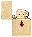 Zippo Lucky Cat Design Armor High Polish Brass Pocket Lighter