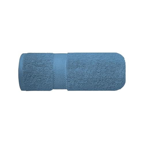 Image of Sulfar Cotton Face Towel 30x30 cm| 480 GSM Terry Ring Spun Soft & Highly Absorbent Hand Towel| Quick Dry Compact for Face, Gym & Travel| 30 x 30 Cm| Dark Blue (Pack of 1)