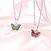 YUYAN - Collar con colgante de mariposa que cambia de color con...