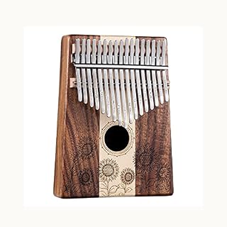 Haiqings Boîte à Piano Pouce Type de contreplaqué Maple 17 Kalimba Instrument de Musique Portable Soleil Fleur Solide… - Les Beatles, Paul McCartney, John Lennon, RIngo Starr, George Harrison
