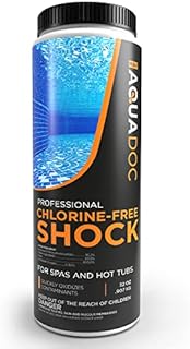 Non-Chlorine Spa Shock for Hot tub - Chlorine Free Hot Tub Shock Treatment & Enhanced Shock to Assist Bromine & Chlorine Shock - Suitable Chlorine Free Shock Oxidizer - Spa Oxidizing Shock by AquaDoc