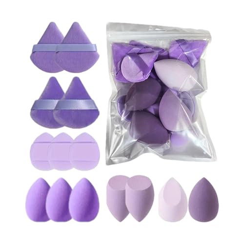 Spugna Trucco, 14 Pz Spugnette Trucco Spugna Fondotinta Set Di Spugne Per Il Trucco Spugnette Make Up,piumino Da Cipria Riutilizzabile, Spugnetta Fondotinta Per Fondotinta Liquido, Correttore