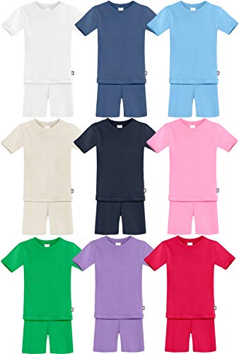 City Threads Certified Organic Thermal Short Sleeve and Short Snug Pajama Set2