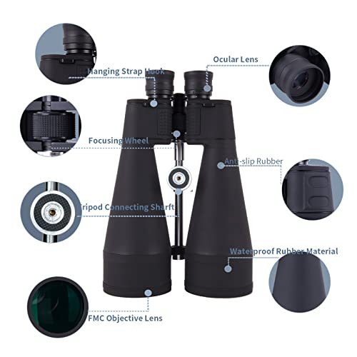 20X80 High Power Binoculars With Carrying Case – Powerful Binoculars For Adults, Hd Astronomy Binoculars For Hunting Stargazing Sightseeing Shooting #TOP5