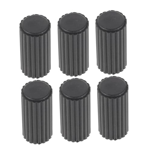 UTHCLO 6 Piezas Piezas de fijación de estrago envoltura del extremo del freno de bicicleta tapas de extremo de cable de freno tapas de freno de plástico consejos finales el plastico Negro