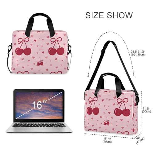 Bolsa de 15.6 pulgadas portátil para evitar dolores de espalda color rosa 5