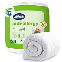 Silentnight Anti Allergy Single Duvet 13.5 Tog - Thick Heavy Warm Winter Quilt Duvet Anti-Bacterial and Machine Washable with Allergy UK Approved Anti Allergy Fibres - Single Bed
