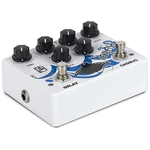 Caline DCP-03 DEVILFISH Chorus Delay Effect Pedal Dual Guitar Pedal Cover
