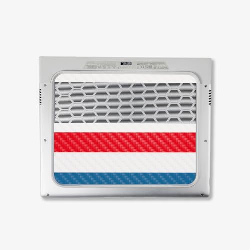 Image of MightySkins Carbon Fiber Skin Compatible With Alienware X14 R2 (2023) Full Wrap Kit - Sailor Stripes | Protective Durable Textured Carbon Fiber Finish | Easy To Apply & Change Styles | Made in the USA