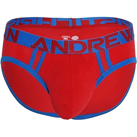 Andrew Christian Men's Underwear Brief Coolflex Modal Show-it 92522 (Red/XL) Cover
