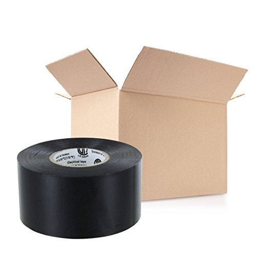 RUGGED BLUE M 307 Electrical Tape Black 1.5in x 66ft U/L - 10 Pack | All Weather, Flame Retardant, UV Resistant, Tough & Flexible | Electric Tape Ideal for Wire Insulation, Cable Splicing, and Repairs