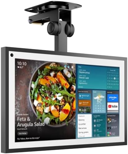 Suporte de mesa WALI para Echo Show 15 Swivel Tilt Black - Suporte para Smart Speaker - Magazine