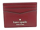 Kate Spade New York Staci Small Slim Card Holder In Red Currant