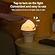 Marys Nachtlicht in Form einer Eiscreme, Ente, für Kinder, LED, Touchscreen, wiederaufladbar, 1200 mAh, weiche Beleuchtung, dekorative Lampe und Nachttischlampe, Gelb