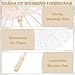 Aodaer 50 Pack 33 Inches Paper Umbrellas for Wedding Chinese Japanese Parasol Paper Decorative Oiled Umbrella DIY Painting Crafts for Bridal Party Decor Photography Props, White