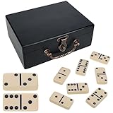 Excellent pour offrir et soirées de jeu : un choix raffiné pour les joueurs et les collectionneurs, ce jeu de domino offre à la fois forme et fonctionnalité. C'est un cadeau unique et attentionné pour tout fan de jeux de domino ou de jeux de société classiques.