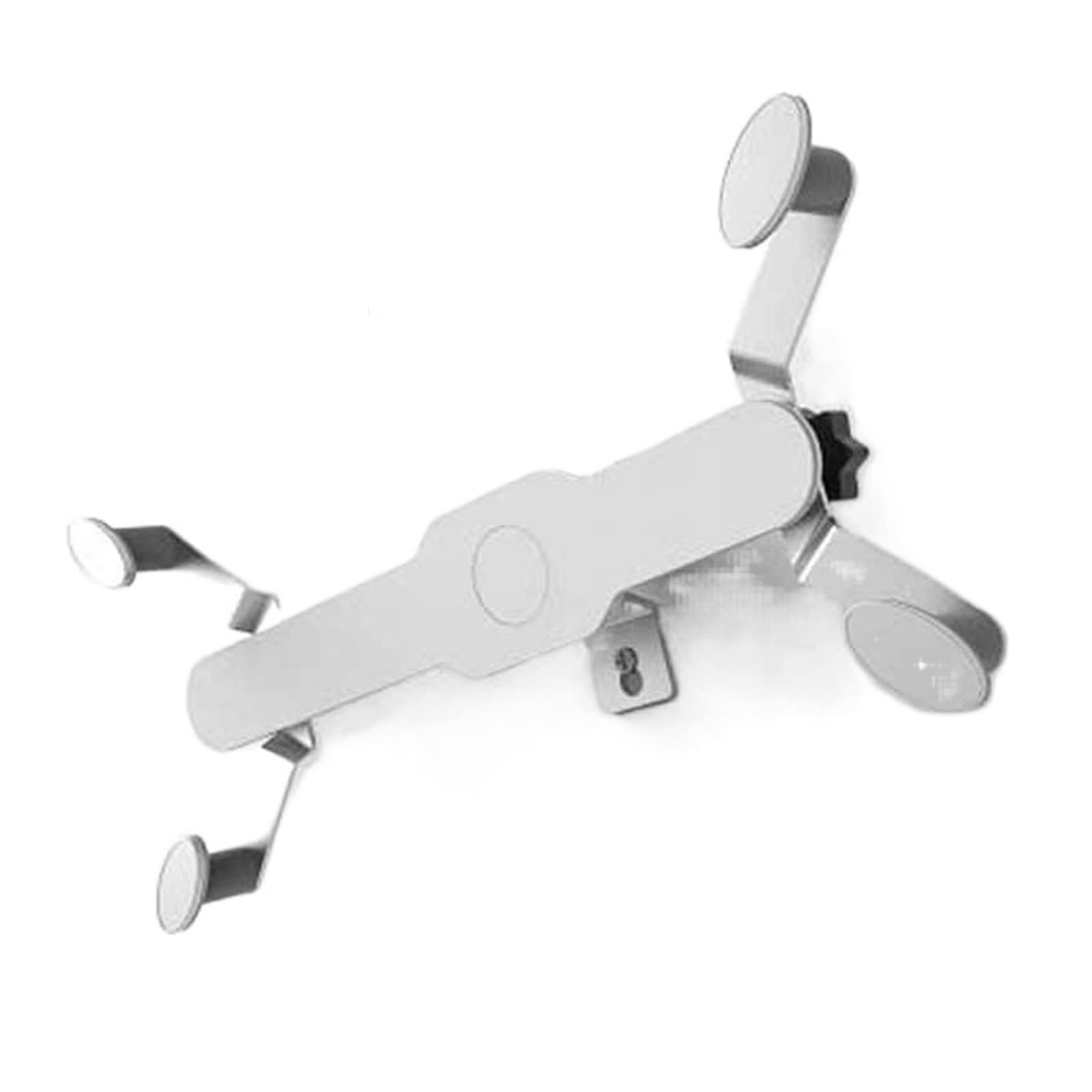 Aluminio 7"-12" Tilt Down Phone Cabinet Mount Tablet Wall Holder Soporte de Techo 360 Rotate
