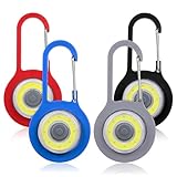 Mipcase Kleiner Taschenlampe Schlüsselanhänger 4 Stück Tragbare Kleine Kunststoff Leuchte Stabile...