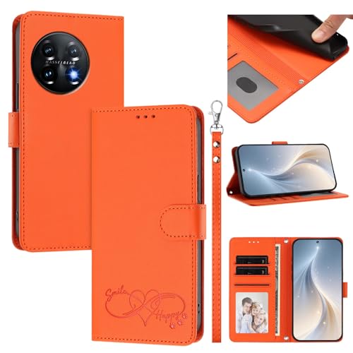 �X�}�z�P�[�X �Ή��@�� for OnePlus 11 �X�}�z�P�[�X�y�J�[�h�E�������[�X���b�g�t�� �E�H���b�g�f�U�C�� �t���b�v�X�^���h �����h�~�@�\�zOrange