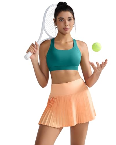 Image of RUNNING GIRL Sports Bra for Women, Molded Cup High Impact Sports Bras for Women with Sewn in Pads