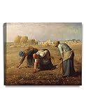 DECORARTS - The Gleaners, Jean-Francois Millet Art Reproduction. Giclee Canvas Prints Wall Art for H