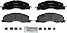 Bosch BP1399 QuietCast Premium Semi-Metallic Disc Brake Pad Set For Dodge: 2009-2010 Ram 2500, 2009-2010 Ram 3500; Ram: 2011-2017 2500, 2011-2017 3500; Front
