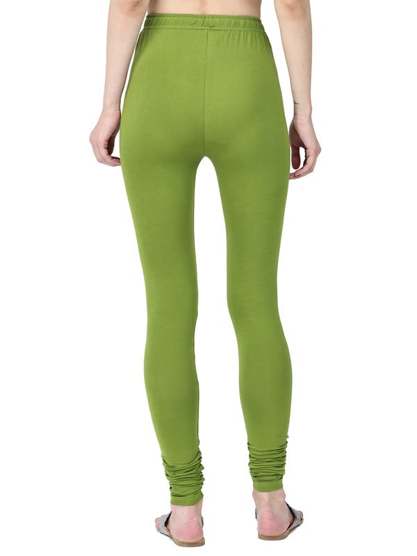 Image of Robinbosky Cotton Churidhar Leggings for Women - Stylish, Stretchable & Flattering Fit for All-Day Comfort