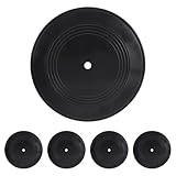 Decorazione da parete in vinile vuoto: questi dischi neri sono fatti di vinile, che non è un ritaglio di cartone, ma può essere utilizzato anche per lavori artigianali, ornamento in vinile
