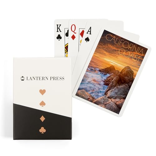 Lantern Press California Coast con 52 Cartas Poker