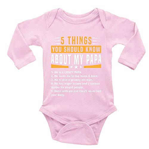 5 Things You Should Know About My Papa Newborn Rompers Baby Girls Boys Long Sleeve Infant Clothes