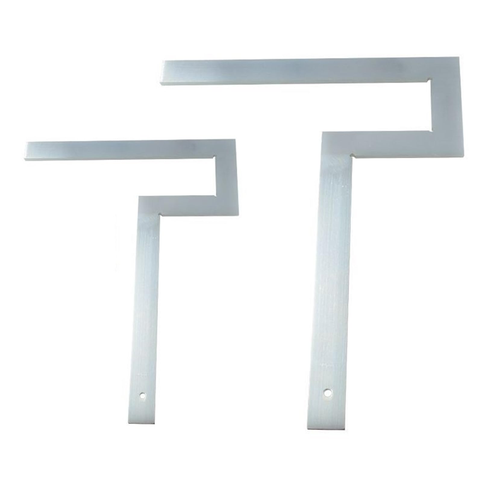 Strumento di misurazione per angoli di flangia 30 x 30/40 x 40 cm, per saldatura e raccordo per tubi con rivestimento, angoli flangiati professionali, struttura in metallo, strumento quadrato