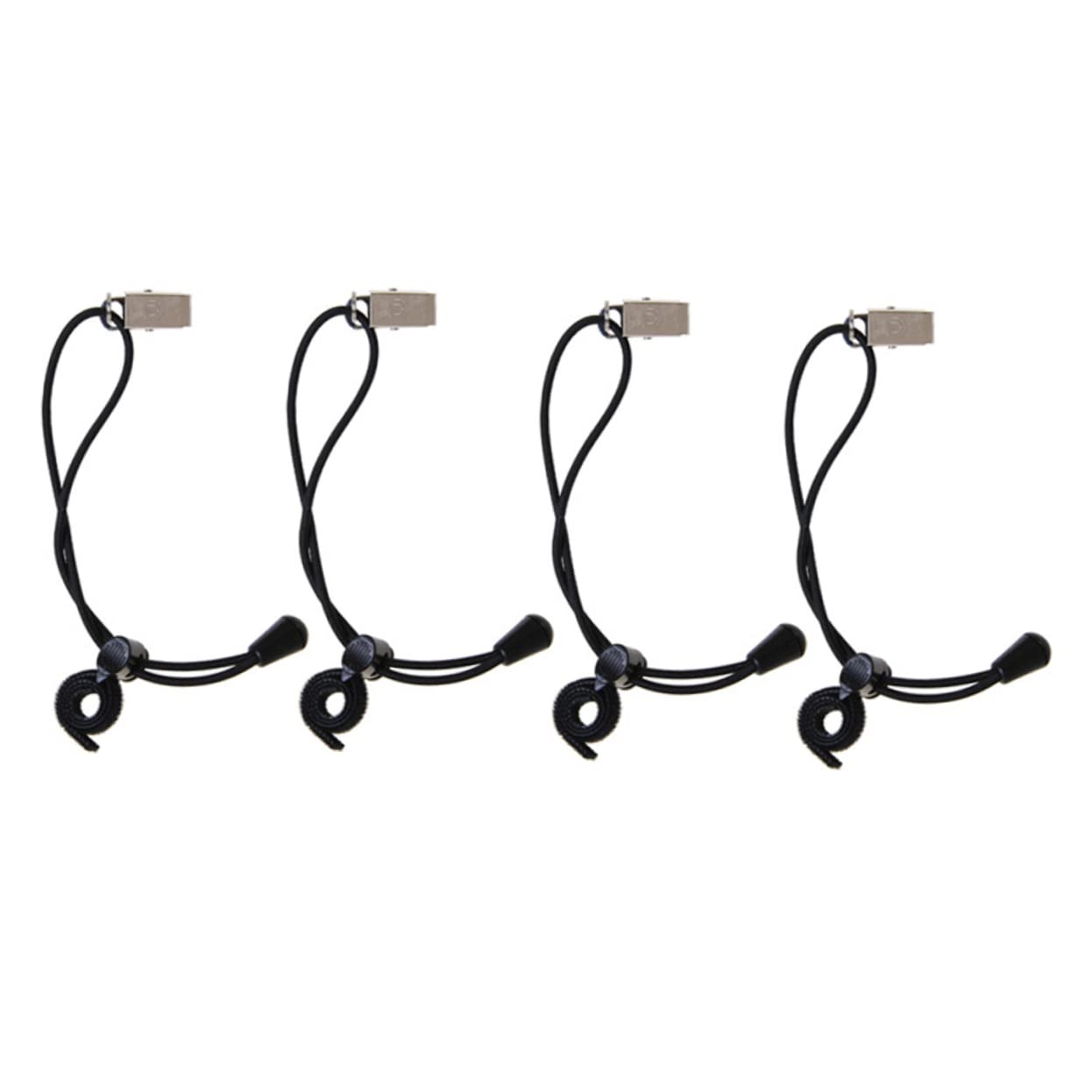 Yardenfun 4 Pcs Photography Cloth Clip Hardware Brackets Photography Side Clips Fixed Clamps Photographic Studio Photo Backgrounds Clips for Hangers Clothes Clips Hanger Nylon Black