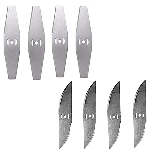 Coupe Bordure Lame De Rechange, 24V Coupe Bordure sans Fil avec Batterie Lame en Métal, Debroussailleuse Electrique Accessoires, pour Coupe Bordure sans Fil...