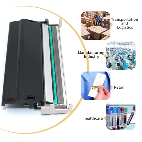 79800M New Printhead for Zebra ZM400 Thermal Barcode Printer OEM Replacement 203dpi