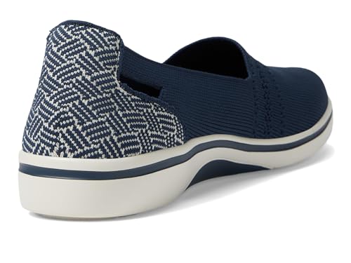 Skechers Women's Arch Fit Uplift - Jasper, Navy/Natural, 7 B (M)