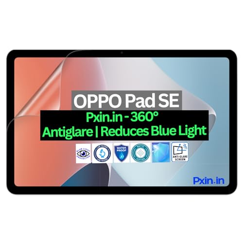 Image of Pxin Tablet Anti Bluelight and Anti Glare Screen Guard compatible with OPPO Pad SE | BLUVLightblock Tech | Scratch Proof | Prevents bluelight | Eye Protection | No Dry Eyes