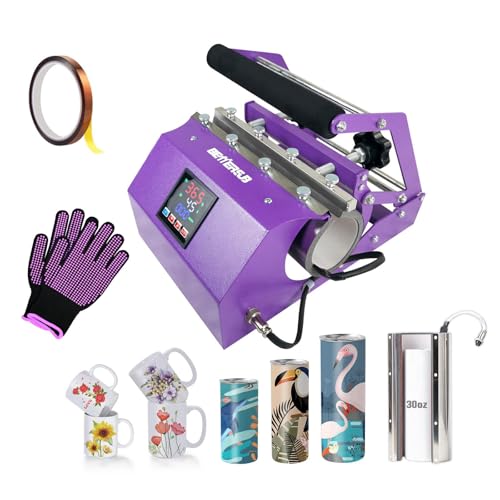 BetterSub Tumbler Mug Heat Press Machine 30 OZ 20 OZ 16 OZ Sublimation...