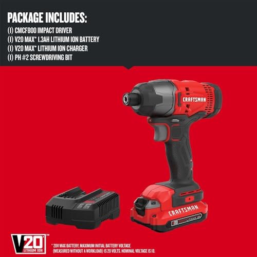 CRAFTSMAN 20V MAX Impact Driver Kit