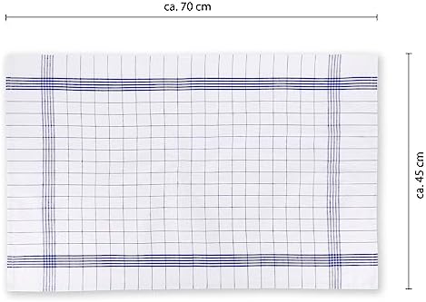 Tea Towel Blue-Checked