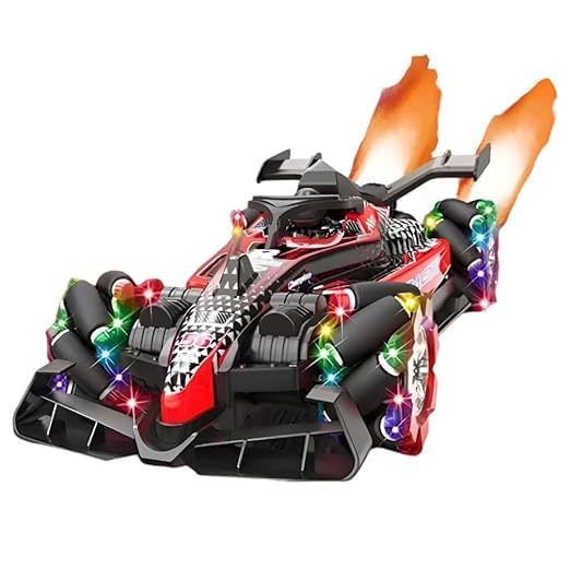 Mist Racing Remote Car Double Spray Remote Control Racing Car with LED Lights | 2.4GHz RC Car ...