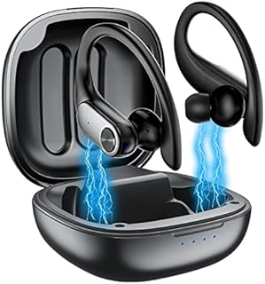 Ceboic Wireless Earbuds, Ture Wireless Stereo Earphones Bluetooth 5.1 Sports Headphones with Charging Case, 80H Playtime IPX7 Waterproof In Ear Headsets with Built-in Mic for Workout Running Gym