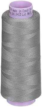 Mettler Silk-Finish Cotton Thread, 2000 yd/1829m, Titan Gray