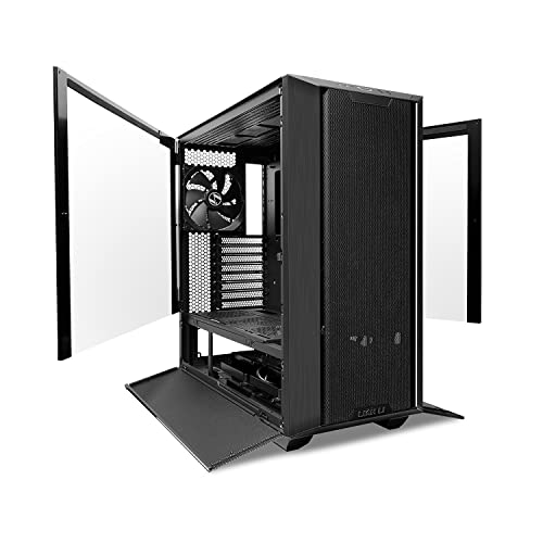 Image of Lian Li Aluminium Lancool Iii Mid-Tower Computer Casei Gaming I Pc Cabinet -Black| Support - Eatx /ATX /Micro-ATX /Mini-Itx| Pre-Installed 3X140Mm Pwm Front Fans and 1X140Mm Pwm Rear Fan-G99.Lan3X.in