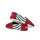 FOCO NHL Minnesota Wild Women's Canvas Stripe Shoes, Medium (7-8), Green