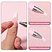 2 PCS Rhinestone Picker Tool Diamond Art, Refillable Wax Pen with 6 Wax Refills, Nail Diamond Art Painting Dotting Pen for Nails Rhinestone Pickup (Pink Blue Gradient)